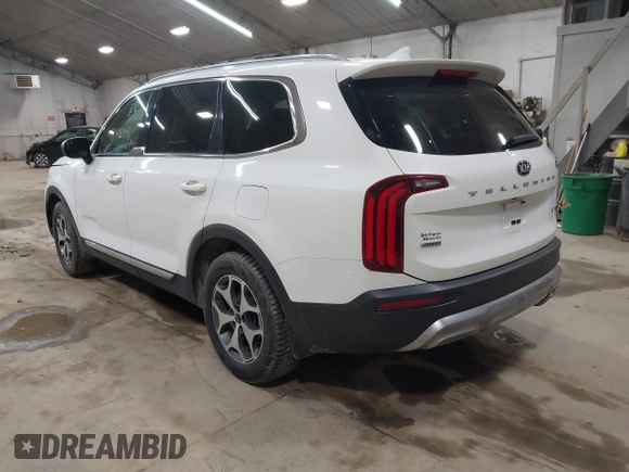 2020 Kia Telluride EX z VIN 5XYP3DHC5LG020089, wystawiony jako IAAI lot #41890001 z przebiegiem 87 396 mil mil oraz . Historia ofert i sprzedaży dostępna na DreamBid. Obrazek 3.