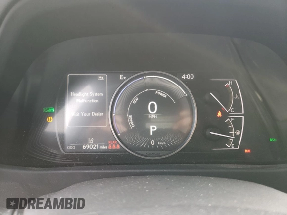2021 Lexus UX with VIN JTHP9JBH6M2046244, listed as a Copart auction lot 51622495 with 69,021 mi miles and Salvage Title. Bid and sale history available at carsss.com. Image 9.