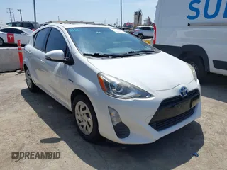 2016 Toyota Prius c One with VIN JTDKDTB33G1121440, listed as a IAAI auction lot 42063762 with 72,196 mi miles. Bid and sale history available at carsss.com. Image 1.