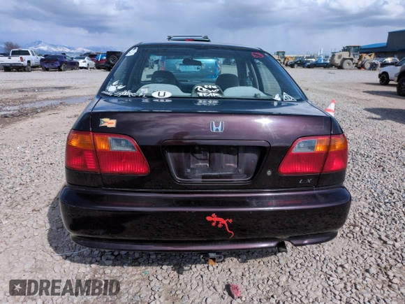 2000 Honda Civic LX with VIN 1HGEJ6673YL047996, listed as a Copart auction lot 51451505 with 216,329 mi miles and Clean Title. Bid and sale history available at DreamBid. Image 6.