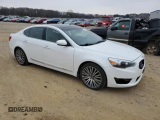 2014 Kia Cadenza Premium with VIN KNALN4D76E5127579, listed as a Copart auction lot 87118594 with 74,621 mi miles and Clean Title. Bid and sale history available at carsss.com. Image 4.