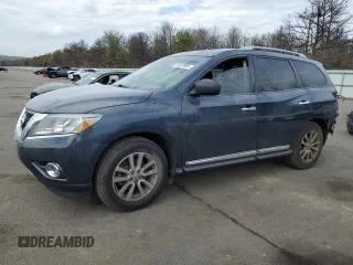 2015 Nissan Pathfinder SV z VIN 5N1AR2MN7FC612243, wystawiony jako Copart lot #51437895 z przebiegiem 166 185 mil mil oraz Szkoda całkowita • Salvage title. Historia ofert i sprzedaży dostępna na DreamBid. Obrazek 1.