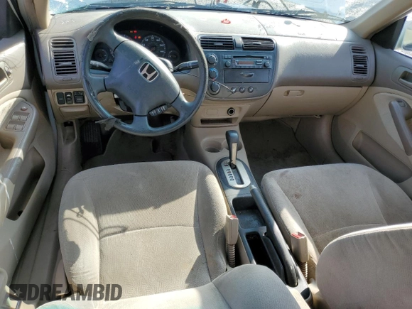 2001 Honda Civic EX with VIN 1HGES267X1L058540, listed as a Copart auction lot 52978935 with 312,093 mi miles and Salvage Title. Bid and sale history available at carsss.com. Image 8.