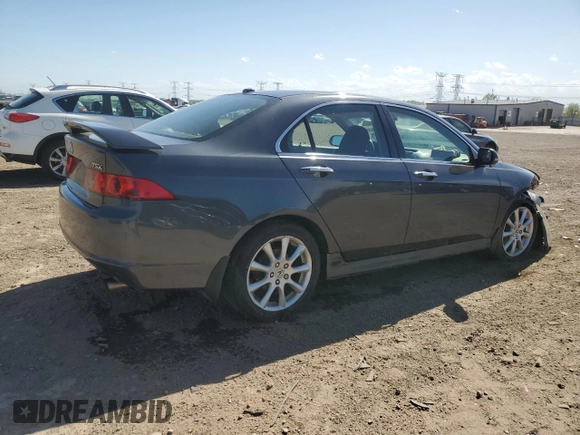 2006 Acura TSX z VIN JH4CL96826C007558, wystawiony jako Copart lot #57460605 z przebiegiem 159 808 mil mil oraz Szkoda całkowita • Salvage title. Historia ofert i sprzedaży dostępna na DreamBid. Obrazek 3.