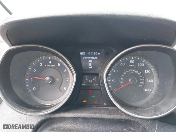 2016 Hyundai Elantra GT with VIN KMHD35LH5GU316015, listed as a IAAI auction lot 41823547 with 61,198 mi miles. Bid and sale history available at carsss.com. Image 7.