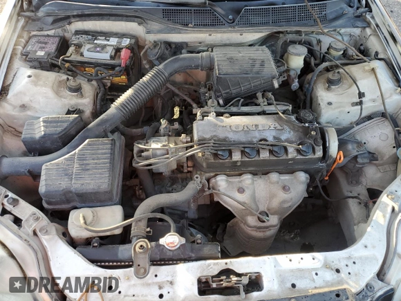 1996 Honda Civic DX with VIN 1HGEJ6121TL075199, listed as a Copart auction lot 89341435 with 320,621 mi miles and Salvage Title. Bid and sale history available at carsss.com. Image 11.