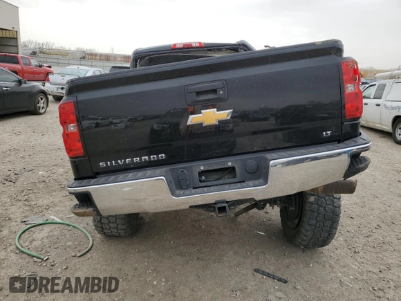 2015 Chevrolet Silverado 1500 LT with VIN 3GCUKREC5FG393923, listed as a Copart auction lot 49654695 with Not Provided miles and Salvage Title. Bid and sale history available at DreamBid. Image 6.
