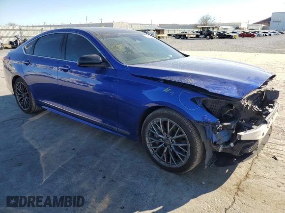 2020 Genesis G80 3.3T Sport with VIN KMTFN4JB3LU334637, listed as a Copart auction lot 84690494 with 111,403 mi miles and Salvage Title. Bid and sale history available at carsss.com. Image 4.