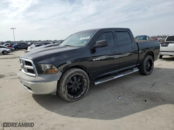 2010 Dodge Ram 1500 SLT with VIN 1D7RB1CT7AS189903, listed as a Copart auction lot 45123235 with 0 mi miles and Clean Title. Bid and sale history available at carsss.com. Image 1.
