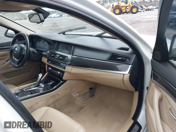2015 BMW 5 Series 528i with VIN WBA5A5C5XFD516999, listed as a IAAI auction lot 41195184 with 131,187 mi miles. Bid and sale history available at carsss.com. Image 5.