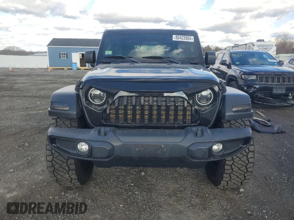 2020 Jeep Wrangler Willys с VIN 1C4GJXAN3LW245519, выставлен на аукционе Copart как лот 80423904 с пробегом 64 266 миль миль и Списание • Salvage title. История ставок и продаж доступна на DreamBid. Изображение 5.