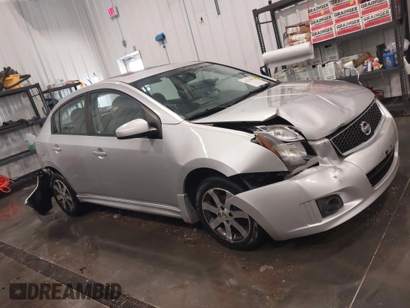 2012 Nissan Sentra S with VIN 3N1AB6AP1CL621898, listed as a IAAI auction lot 42378952 with 123,379 mi miles and . Bid and sale history available at DreamBid. Image 14.