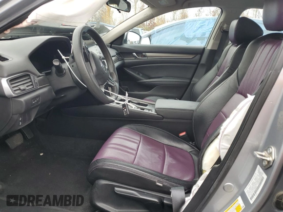 2020 Honda Accord with VIN 1HGCV3F18LA005253, listed as a Copart auction lot 79572804 with 60,055 mi miles and Salvage Title. Bid and sale history available at DreamBid. Image 7.