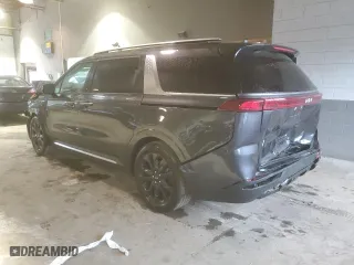 2024 Kia Carnival SX with VIN KNDNE5H35R6358594, listed as a Copart auction lot 49325014 with 10,829 mi miles and Salvage Title. Bid and sale history available at carsss.com. Image 2.