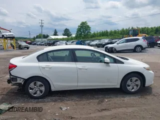 2013 Honda Civic LX with VIN 2HGFB2F52DH515815, listed as a IAAI auction lot 42379435 with 242,268 mi miles and . Bid and sale history available at DreamBid. Image 13.