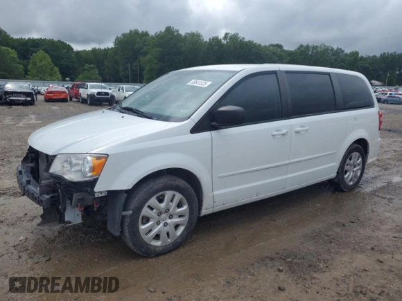 2017 Dodge Grand Caravan SE z VIN 2C4RDGBG6HR793773, wystawiony jako Copart lot #58641525 z przebiegiem 65 453 mil mil oraz Szkoda całkowita • Salvage title. Historia ofert i sprzedaży dostępna na DreamBid. Obrazek 1.