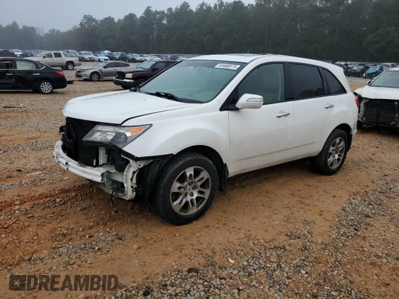 2009 Acura MDX with VIN 2HNYD28219H507856, listed as a Copart auction lot 44466575 with 194,207 mi miles and Salvage Title. Bid and sale history available at carsss.com. Image 1.