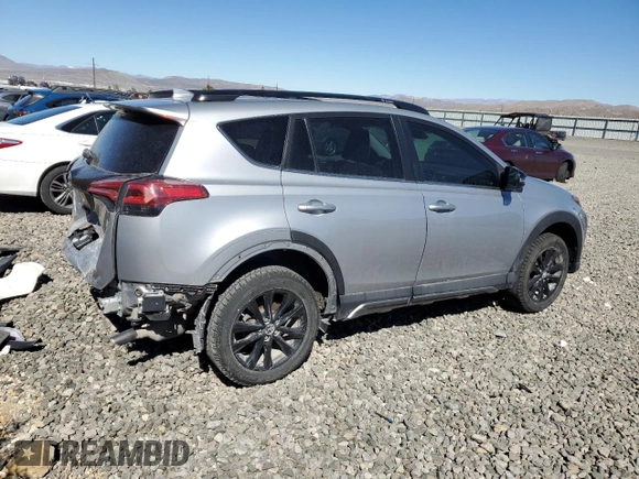 2018 Toyota RAV4 XLE with VIN 2T3RFREV0JW802429, listed as a Copart auction lot 49906515 with 53,544 mi miles and Salvage Title. Bid and sale history available at DreamBid. Image 3.