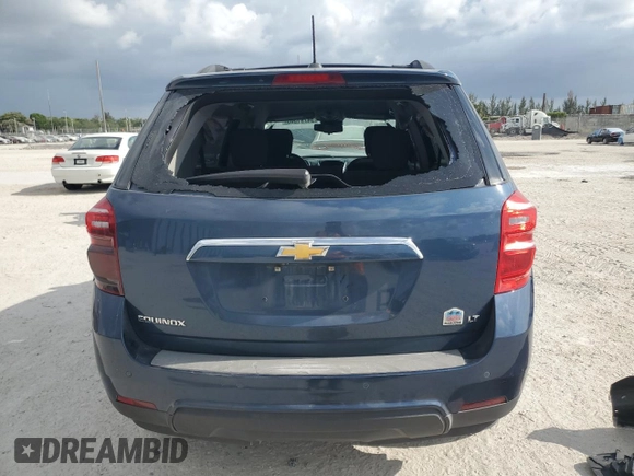 2017 Chevrolet Equinox LT with VIN 2GNALCEKXH6115108, listed as a Copart auction lot 54791365 with 96,610 mi miles and Salvage Title. Bid and sale history available at DreamBid. Image 6.