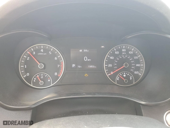 2019 Kia Optima EX with VIN 5XXGU4L17KG339919, listed as a Copart auction lot 45752545 with 73,853 mi miles and Salvage Title. Bid and sale history available at carsss.com. Image 9.