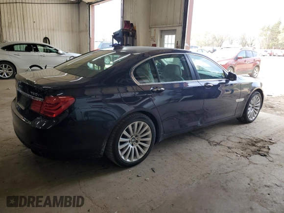 2012 BMW 7 Series 750i xDrive with VIN WBAKC6C5XCC396660, listed as a Copart auction lot 55325095 with 106,667 mi miles and Clean Title. Bid and sale history available at DreamBid. Image 3.