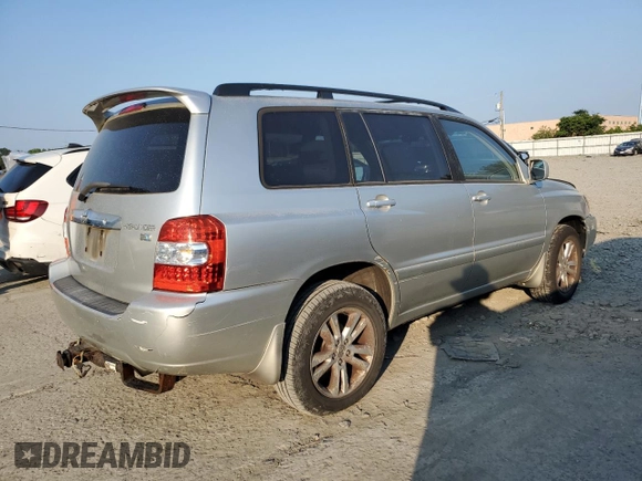 2006 Toyota Highlander z VIN JTEEW21A660012200, wystawiony jako Copart lot #59268455 z przebiegiem 163 343 mil mil oraz Szkoda całkowita • Salvage title. Historia ofert i sprzedaży dostępna na DreamBid. Obrazek 3.