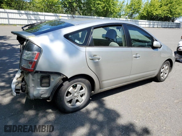 2005 Toyota Prius z VIN JTDKB20U053065387, wystawiony jako Copart lot #58809325 z przebiegiem 249 936 mil mil oraz Szkoda całkowita • Salvage title. Historia ofert i sprzedaży dostępna na DreamBid. Obrazek 3.