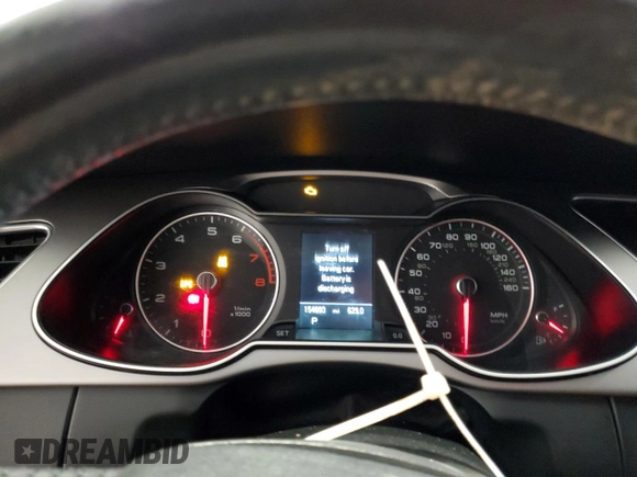 2014 Audi A4 Premium Plus with VIN WAUFFAFL5EN020462, listed as a Copart auction lot 48224945 with 154,693 mi miles and Salvage Title. Bid and sale history available at carsss.com. Image 9.