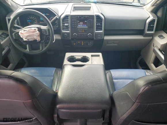 2017 Ford F-150 XL with VIN 1FTEW1E81HFA36586, listed as a Copart auction lot 48233455 with 128,128 mi miles and Salvage Title. Bid and sale history available at carsss.com. Image 8.