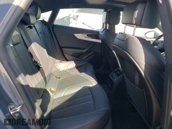 2018 Audi A5 Sportback Premium Plus with VIN WAUENCF58JA003460, listed as a Copart auction lot 70032583 with 49,262 mi miles. Bid and sale history available at carsss.com. Image 10.