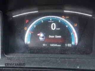 2019 Honda Civic Sedan LX with VIN 2HGFC2F66KH550182, listed as a IAAI auction lot 41861965 with 160,344 mi miles. Bid and sale history available at carsss.com. Image 15.