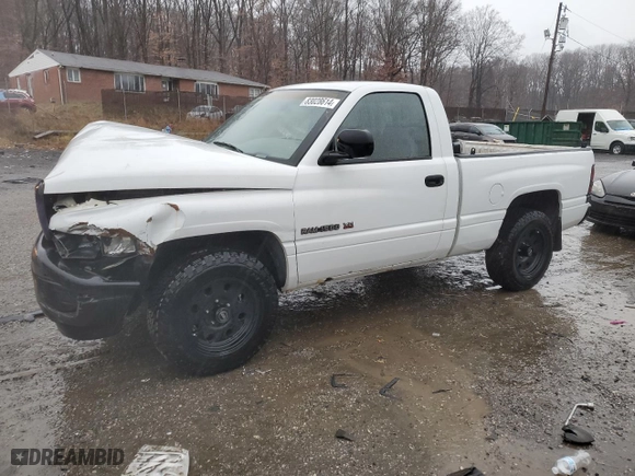 1999 Dodge Ram 1500 with VIN 1B7HC16X8XS213569, listed as a Copart auction lot 83028614 with 0 mi miles and Salvage Title. Bid and sale history available at carsss.com. Image 1.