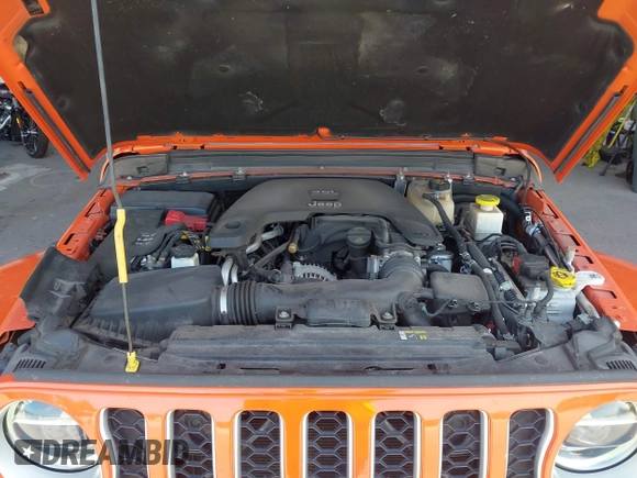 2020 Jeep Gladiator Overland z VIN 1C6HJTFG4LL154369, wystawiony jako IAAI lot #42681844 z przebiegiem 76 374 mil mil oraz . Historia ofert i sprzedaży dostępna na DreamBid. Obrazek 10.