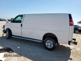 2024 Chevrolet Express Cargo with VIN 1GCWGAFP4R1269464, listed as a Copart auction lot 57891575 with Not provided miles and Clean title. Bid and sale history available at DreamBid. Image 2.