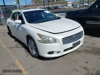 2009 Nissan Maxima 3.5 SV w/Sport Pkg with VIN 1N4AA51EX9C815431, listed as a IAAI auction lot 41829122 with 184,249 mi miles. Bid and sale history available at carsss.com. Image 1.