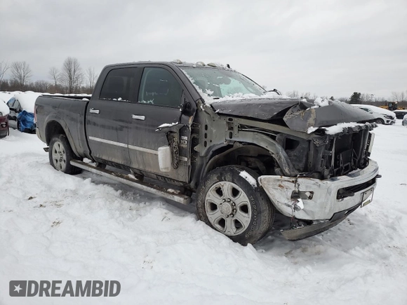 2015 Ram 2500 Laramie with VIN 3C6UR5FJ6FG588003, listed as a Copart auction lot 87527225 with 87,365 mi miles and Salvage Title. Bid and sale history available at carsss.com. Image 4.