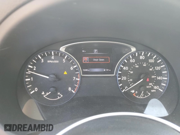 2017 Nissan Altima SR with VIN 1N4AL3AP6HC137274, listed as a Copart auction lot 54672995 with 72,299 mi miles and Salvage title. Bid and sale history available at DreamBid. Image 9.