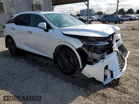 2024 Lexus RX 350 with VIN 2T2BAMBA3RC043250, listed as a Copart auction lot 59143725 with 7,983 mi miles and Salvage title. Bid and sale history available at DreamBid. Image 4.