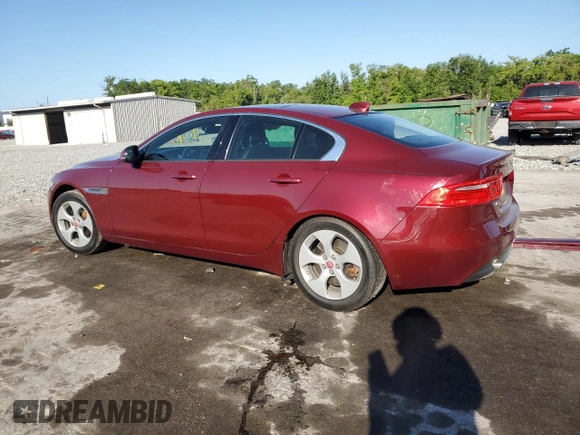 2017 Jaguar XE 25t with VIN SAJAR4BG9HA972716, listed as a Copart auction lot 53547115 with 54,252 mi miles and Salvage Title. Bid and sale history available at DreamBid. Image 2.