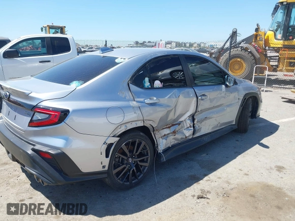2022 Subaru WRX Premium with VIN JF1VBAF62N9028683, listed as a IAAI auction lot 42227871 with 21,234 mi miles and . Bid and sale history available at DreamBid. Image 4.