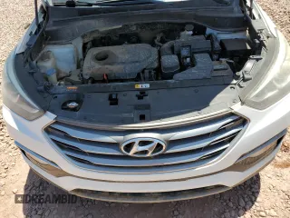 2017 Hyundai Santa Fe 2.4L with VIN 5NMZUDLBXHH048875, listed as a Copart auction lot 57621225 with 170,063 mi miles and Clean title. Bid and sale history available at DreamBid. Image 12.