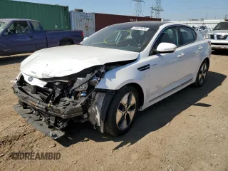 2013 Kia Optima Hybrid EX with VIN KNAGM4AD6D5039886, listed as a Copart auction lot 52507824 with 120,135 mi miles and Salvage Title. Bid and sale history available at carsss.com. Image 1.