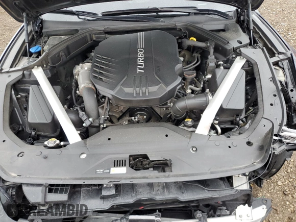 2022 Genesis G70 3.3T z VIN KMTG54TE0NU084384, wystawiony jako Copart lot #57788455 z przebiegiem 28 772 mil mil oraz Szkoda całkowita • Salvage title. Historia ofert i sprzedaży dostępna na DreamBid. Obrazek 11.