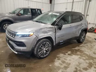 2022 Jeep Compass High Altitude with VIN 3C4NJDCBXNT209280, listed as a Copart auction lot 42030985 with 47,336 mi miles and Salvage Title. Bid and sale history available at carsss.com. Image 1.