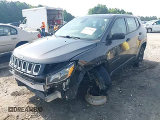 2018 Jeep Compass Sport with VIN 3C4NJDAB2JT136225, listed as a IAAI auction lot 42279668 with 145,967 mi miles and . Bid and sale history available at DreamBid. Image 2.