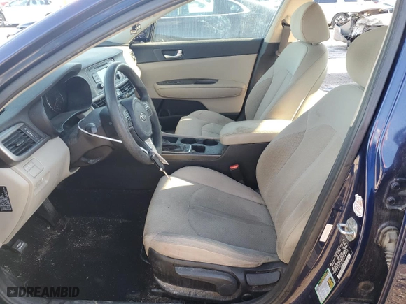 2017 Kia Optima LX with VIN 5XXGT4L3XHG146435, listed as a Copart auction lot 82684044 with 124,468 mi miles and Non Repairable. Bid and sale history available at carsss.com. Image 7.