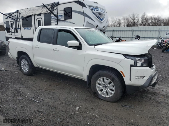 2023 Nissan Frontier PRO-4X with VIN 1N6ED1EK6PN657177, listed as a Copart auction lot 52156285 with 27,115 mi miles and Salvage Title. Bid and sale history available at carsss.com. Image 4.