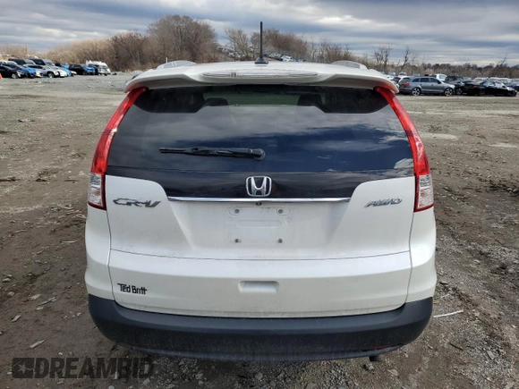 2014 Honda CR-V EX-L with VIN 5J6RM4H78EL048768, listed as a Copart auction lot 47720055 with 100,062 mi miles and Salvage Title. Bid and sale history available at carsss.com. Image 6.