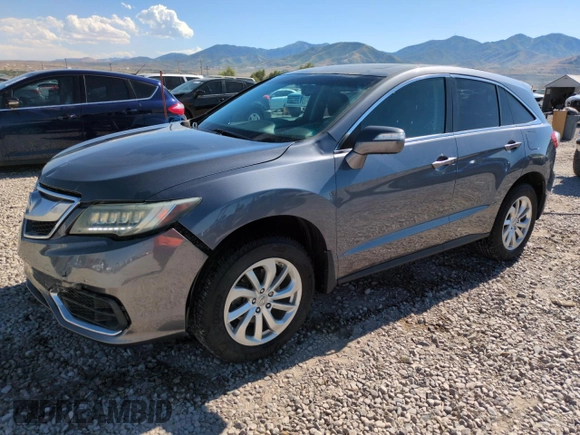 2017 Acura RDX Technology with VIN 5J8TB4H57HL011765, listed as a Copart auction lot 59239315 with 136,718 mi miles and Salvage title. Bid and sale history available at DreamBid. Image 1.