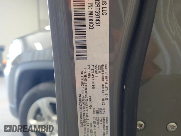 2024 Jeep Compass Latitude с VIN 3C4NJDBN2RT597431, выставлен на аукционе Copart как лот 65792995 с пробегом 26 976 миль миль и Чистый • Clean title. История ставок и продаж доступна на DreamBid. Изображение 12.